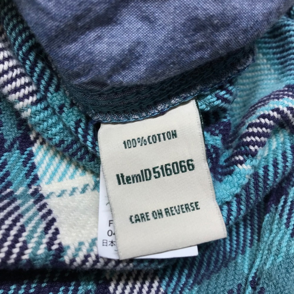 L.L.‎ Bean 1912 Overshirt Womens Size M Blue Button Up Shirt Plaid Twill Cabin - Picture 7 of 10